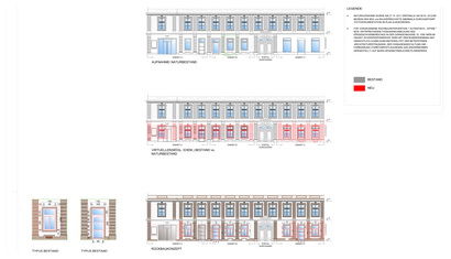 Schwarzspanierhof - Denkmalfassade Schwarzspanierhof - Denkmalfassade
